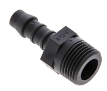 Gewindetülle Polyamid R 3/8"- 8 mm